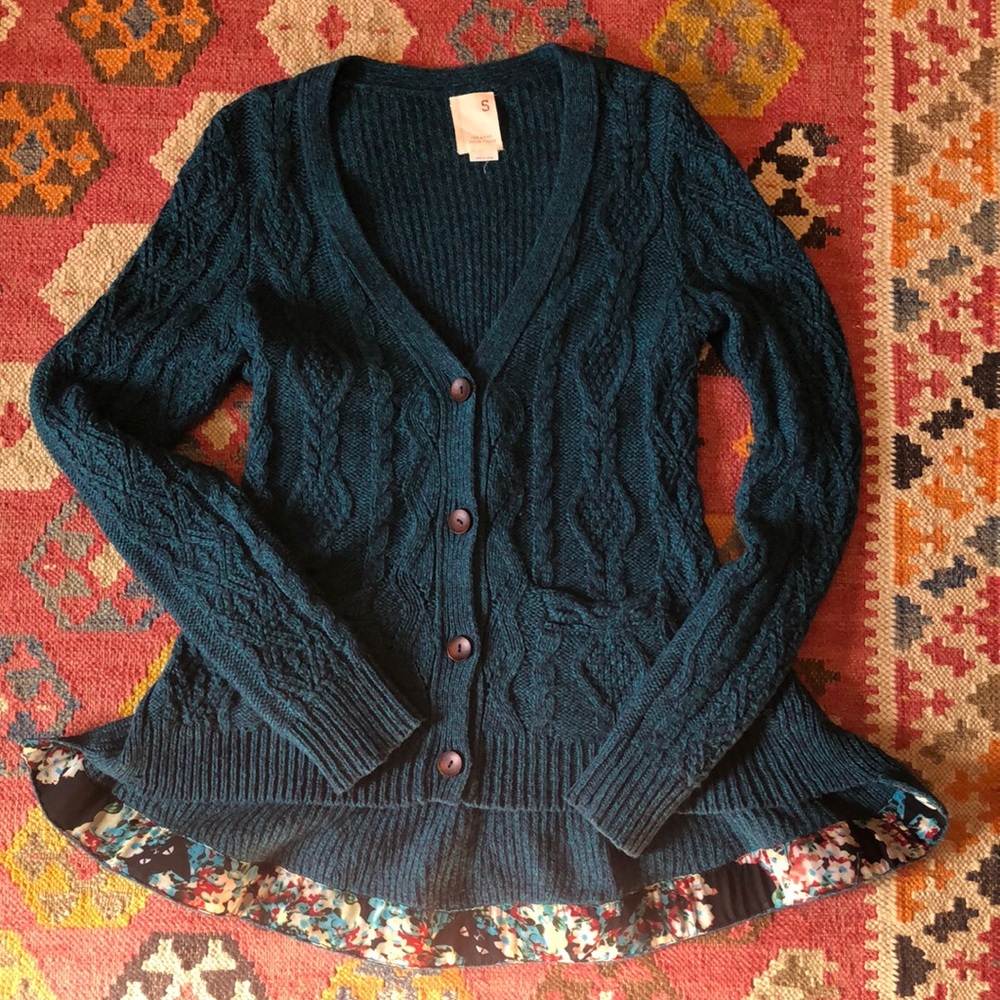 Anthropologie Hi-Low Cardigan
